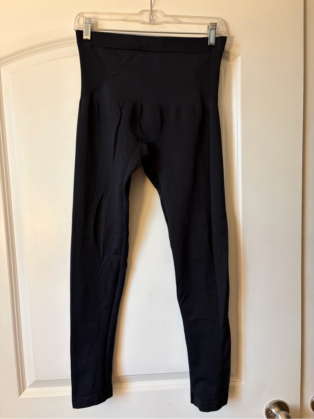 Shapermint Black and Coral Supportive Waist Legging